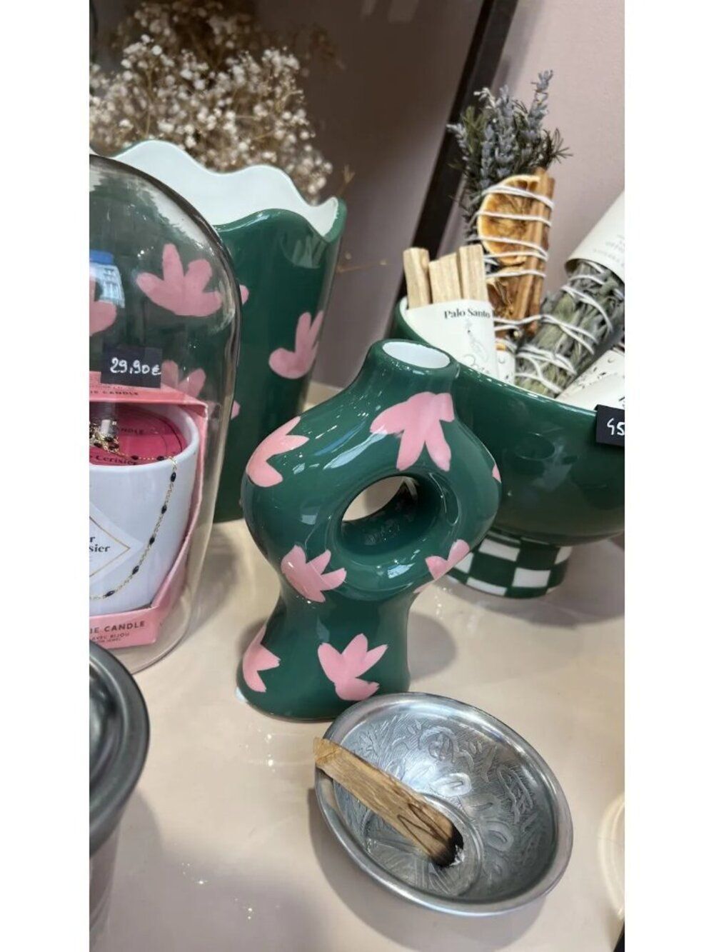 🪷🪷🪷QUE RICO Ceramic Candle Holder🪷🪷🪷